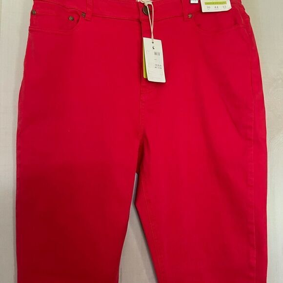 NWT Joules red super skinny jeans, size 12‎ - Picture 3 of 15